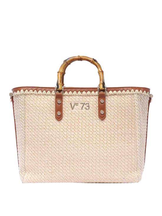  브이73 토트백 73BS7Q101NATURALECUOIO Beige