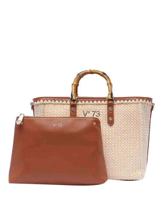  브이73 토트백 73BS7Q101NATURALECUOIO Beige - V73