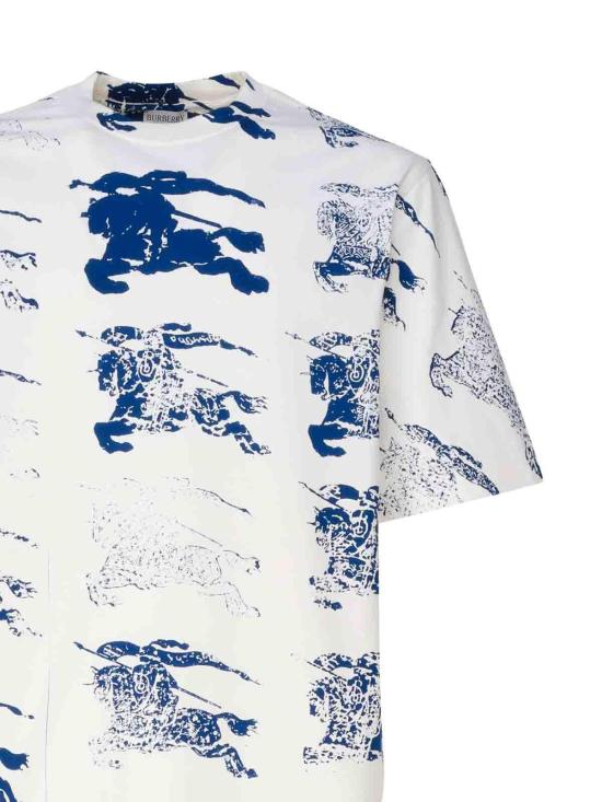  버버리 반팔 티셔츠 8081369 Grey - BURBERRY