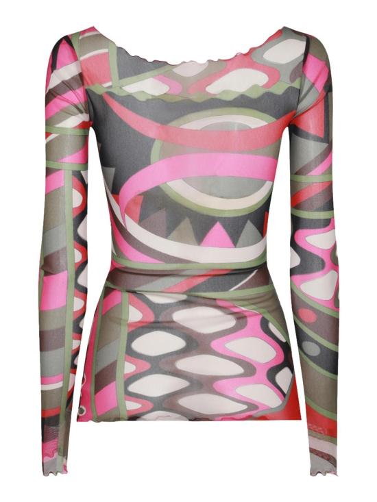  에밀리오푸치 반팔 티셔츠 4HJM464H759020 Nude Neutrals - EMILIO PUCCI