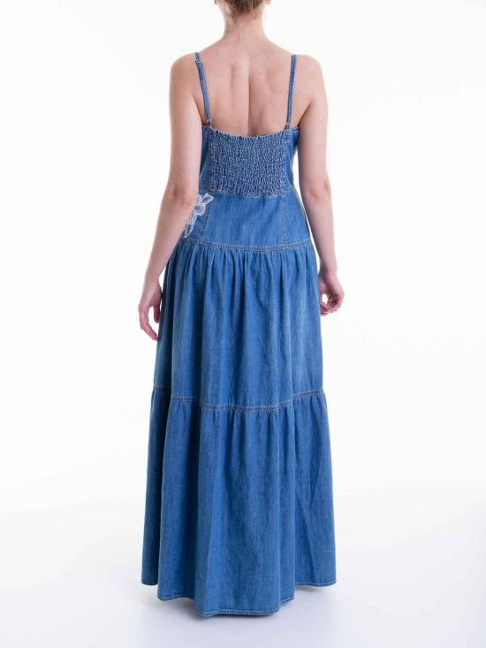  에르마노 설비노 데님 원피스 D44EQ019EJ1MF157 Light Wash - ERMANNO SCERVINO