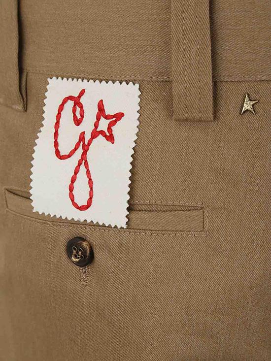  골든구스 스트레이트 팬츠 GMP01190P00078615369 Brown - GOLDEN GOOSE