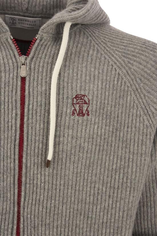  브루넬로 쿠치넬리 집업 니트 M22704806GCP157 Blue - BRUNELLO CUCINELLI