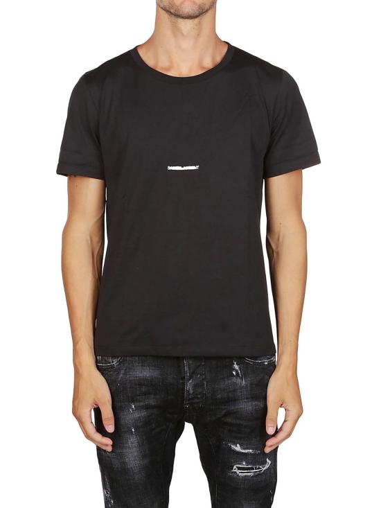 26SS 생로랑 반팔 티셔츠 464572YB2DQ1000 Black - SAINT LAURENT