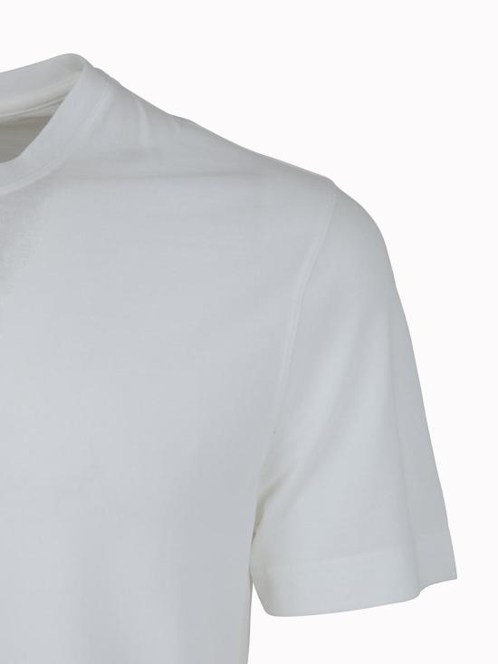  자노네 반팔 티셔츠 812597ZG380Z0001 White - ZANONE