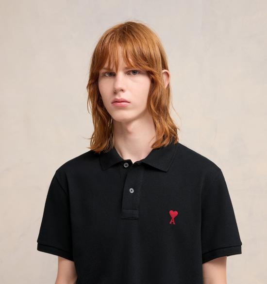  아미 반팔 티셔츠 BFUPL001 Black - AMI