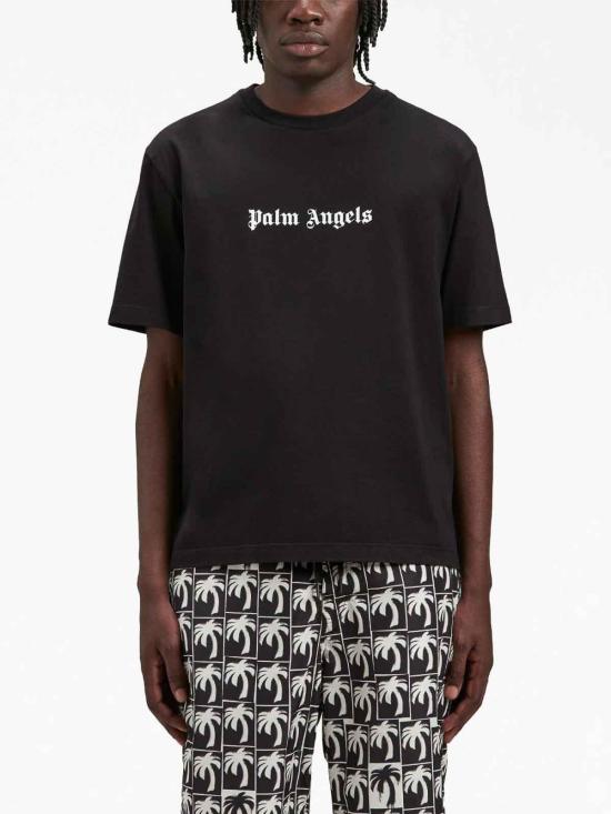  팜앤젤스 스웨터 PMAA089F23JER0021001 Black - PALM ANGELS