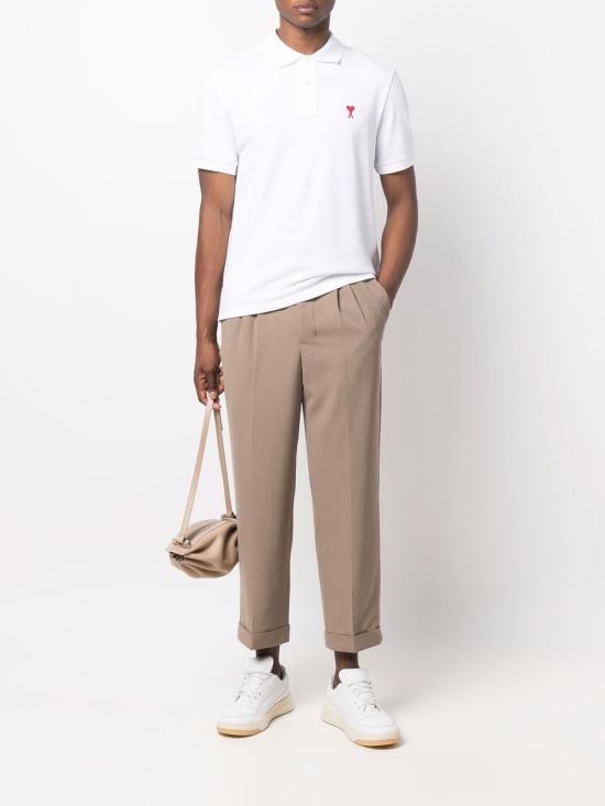  아미 반팔 티셔츠 BFHPL001 White - AMI