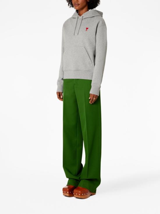  아미 후드 티셔츠 BFUSW200 Grey - AMI