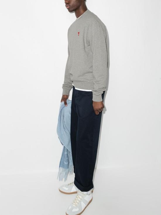  아미 스웨터 BFUSW001 Grey - AMI