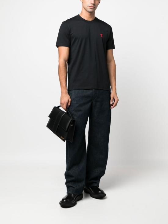  아미 반팔 티셔츠 BFUTS001 Black - AMI