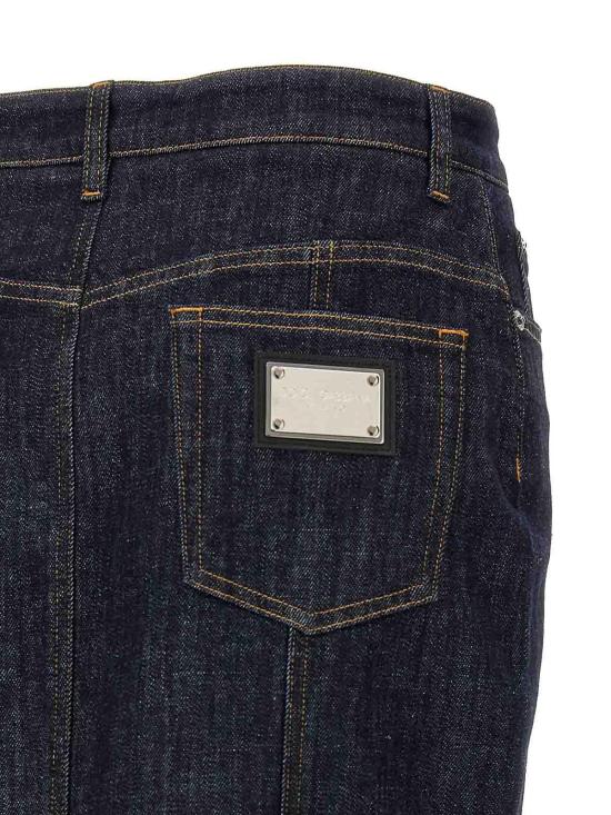  돌체앤가바나 데님 스커트 F4BR8DG8KQ3S9001 Blue - DOLCE & GABBANA