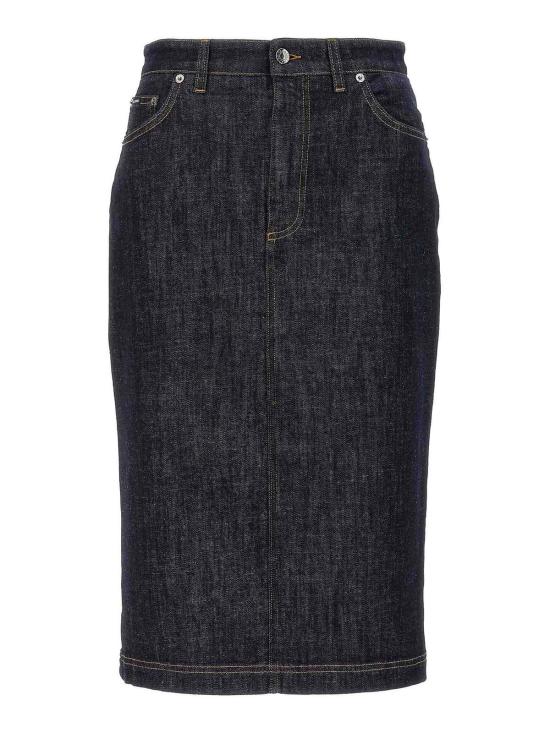  돌체앤가바나 데님 스커트 F4BR8DG8KQ3S9001 Blue