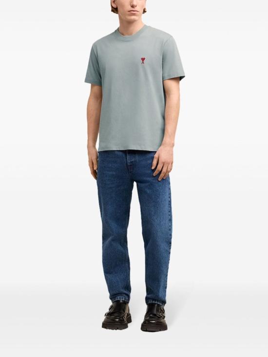  아미 반팔 티셔츠 UTS035 Clear Blue - AMI