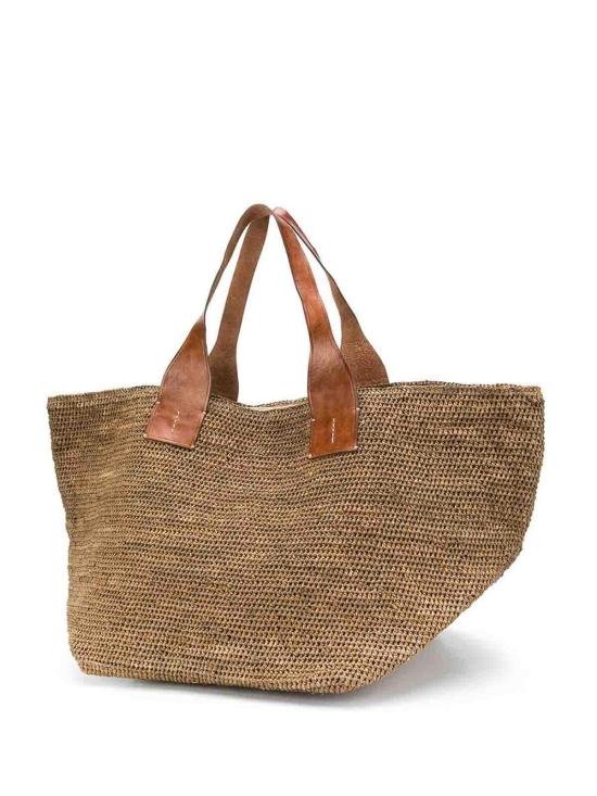  이벨리브 토트백 TOKYOIIDARKTEA Brown - IBELIV