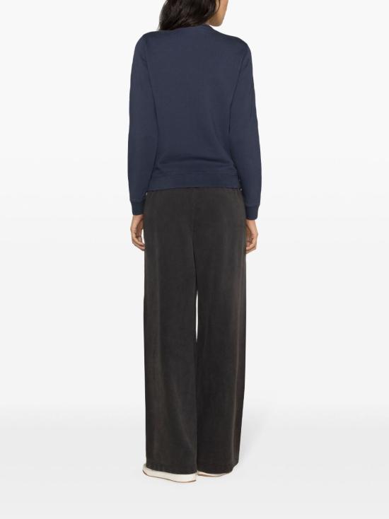  메종키츠네 스웨터 LW00302KM0001P476 Blue - MAISON KITSUNE