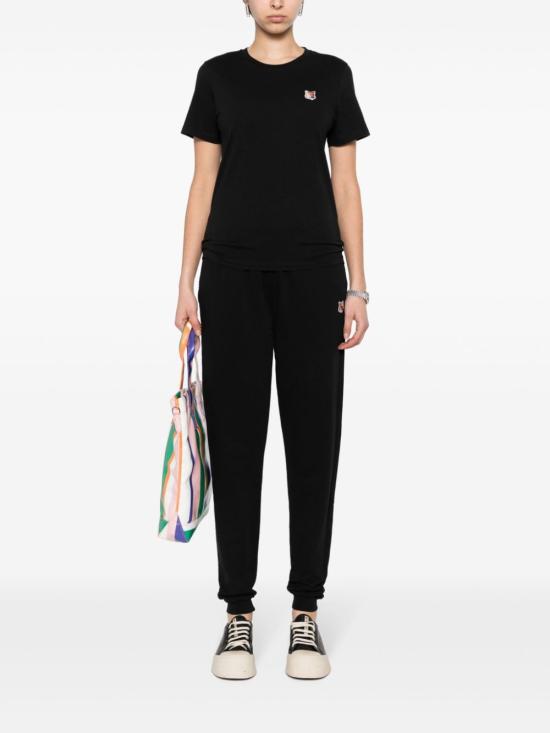  메종키츠네 반팔 티셔츠 LW00105KJ0008P199 Black - MAISON KITSUNE