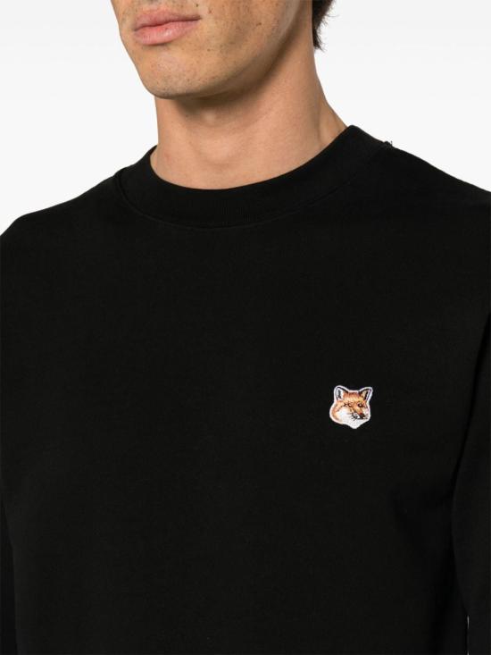  메종키츠네 스웨터 LM00301KM0001P199 Black - MAISON KITSUNE