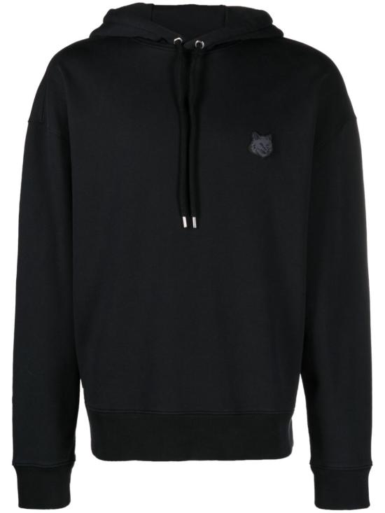  메종키츠네 후드 티셔츠 LM00705KM0001P199 Black