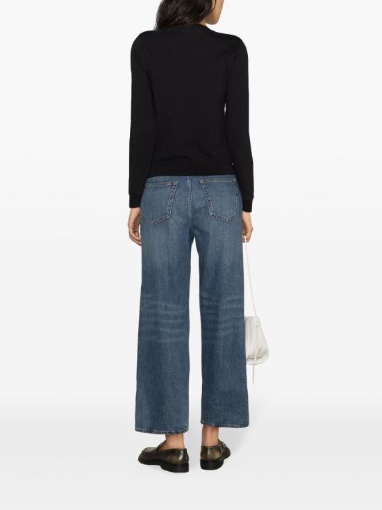  메종키츠네 스웨터 LW00302KM0001P199 Black - MAISON KITSUNE