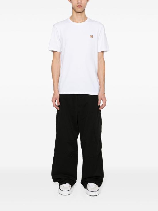  메종키츠네 반팔 티셔츠 LM00104KJ0008P100 White - MAISON KITSUNE