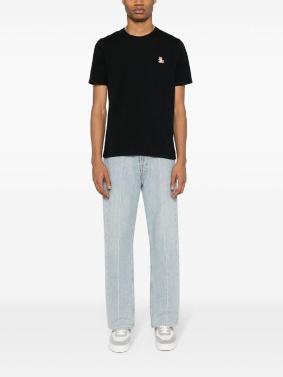  메종키츠네 반팔 티셔츠 LM00110KJ0008P199 Black - MAISON KITSUNE