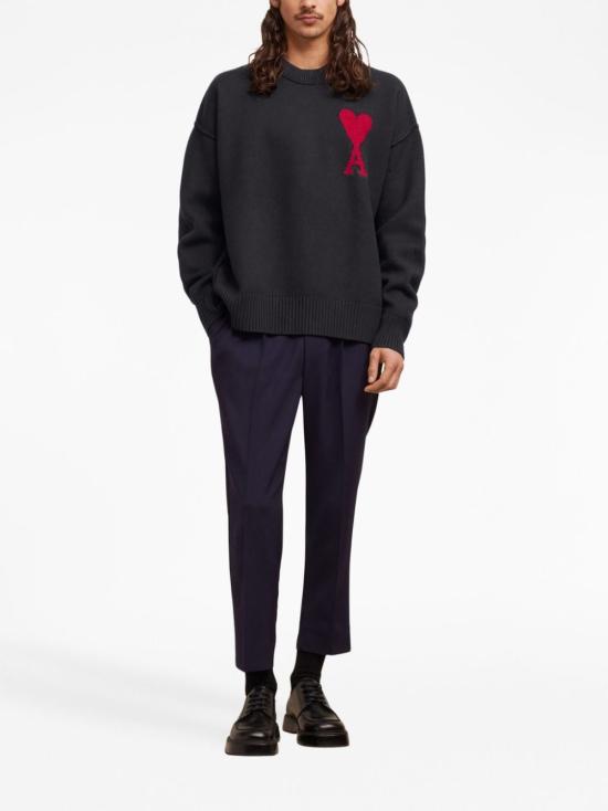  아미 스웨터 BFUKS006 Black - AMI