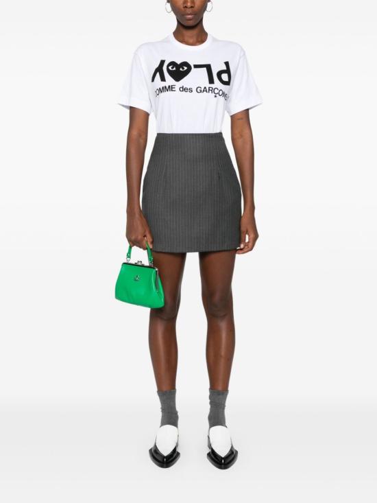  꼼데가르송 반팔 티셔츠 AXT068D White - COMME DES GARCONS