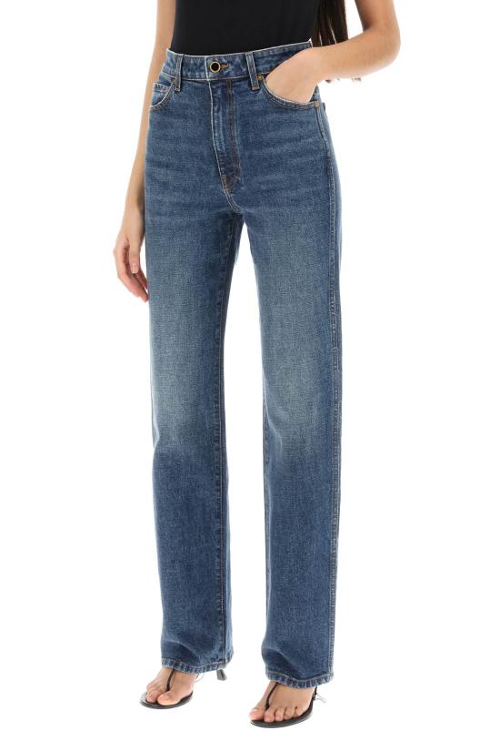  케이트 스트레이트 팬츠 1032916099W916 BLACK - KHAITE