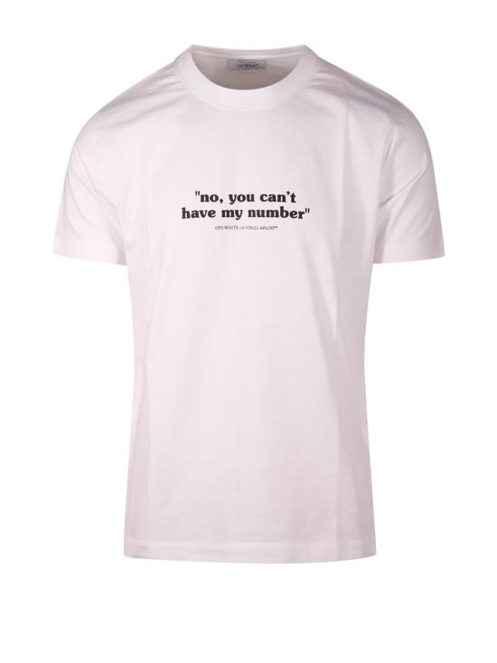  오프화이트 반팔 티셔츠 OMAA027S24 JER006 0110 WHITE BLACK