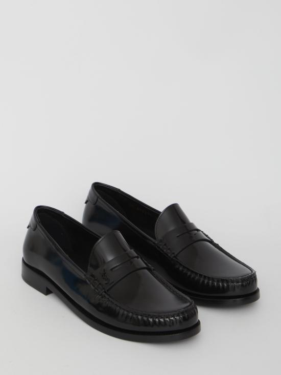 25SS 생로랑 로퍼 670231AAA7R 1000 BLACK - SAINT LAURENT