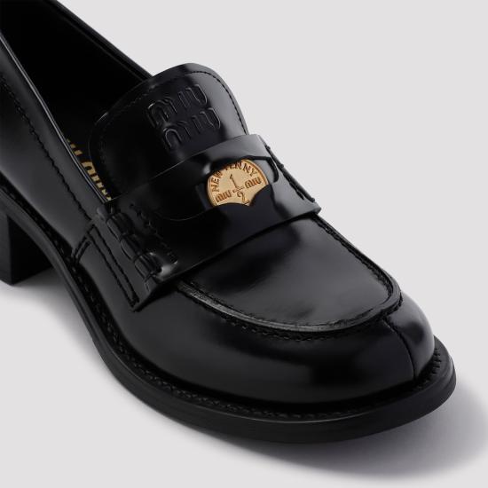  미우미우 로퍼 5D276EF050055 BLACK - MIU MIU