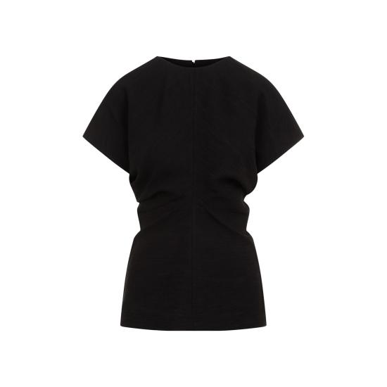  토템 반팔 티셔츠 243WRT0331FB0199 BLACK