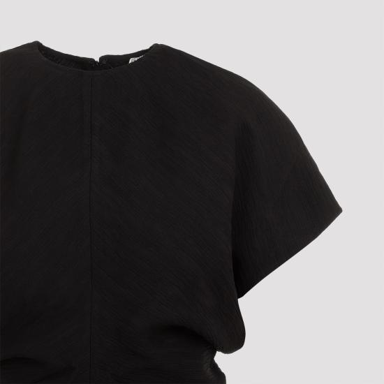  토템 반팔 티셔츠 243WRT0331FB0199 BLACK - TOTEME