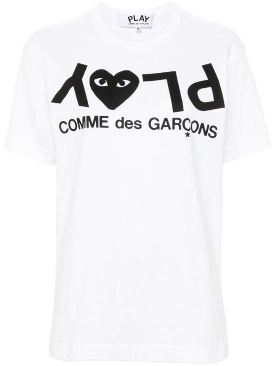  꼼데가르송 반팔 티셔츠 AXT068D White