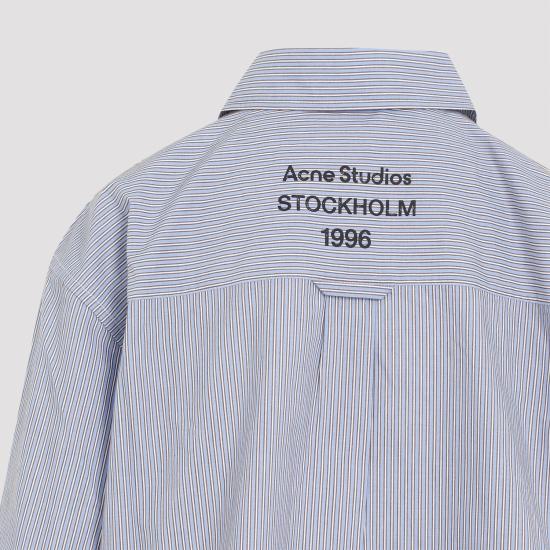 24FW 아크네 스튜디오 폴로 티셔츠 AC0689 BLUE - ACNE STUDIOS