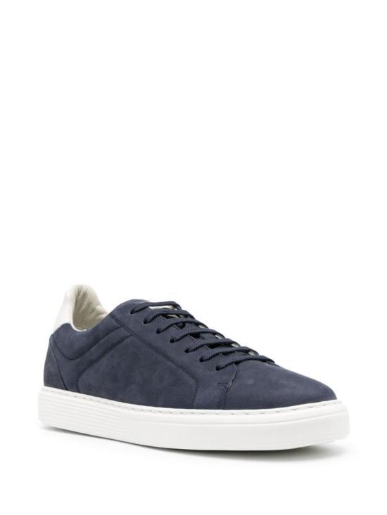  브루넬로 쿠치넬리 스니커즈 MZUDBTJ264CFX60 Blue - BRUNELLO CUCINELLI