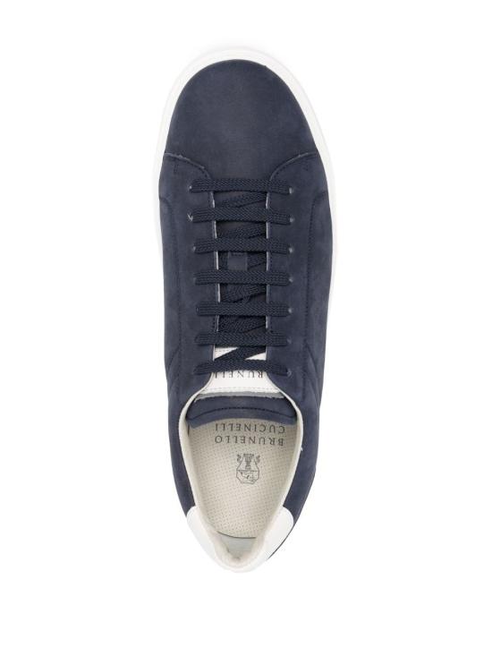  브루넬로 쿠치넬리 스니커즈 MZUDBTJ264CFX60 Blue - BRUNELLO CUCINELLI