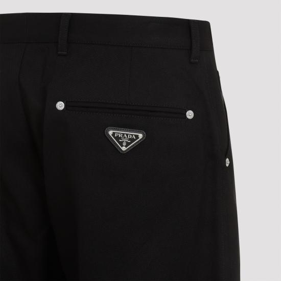  프라다 스트레이트 팬츠 SPH313S23211BZ BLACK - PRADA