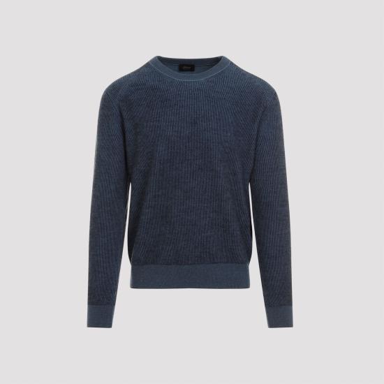  브리오니 스웨터 UMQ90LOCK12 BLUE - BRIONI