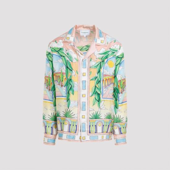  카사블랑카 긴팔 셔츠 UMPF24SH00601 MULTICOLOUR - CASABLANCA