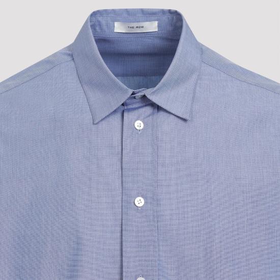  더로우 긴팔 셔츠 565W2622 BLUE - THE ROW