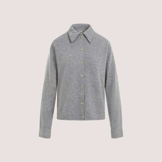  토템 셔츠 243WRT0347YA0016 GREY - TOTEME