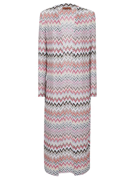  미소니 가디건 DS24SM0U BR00UX SM975 PINK WHT TONE MULTIC