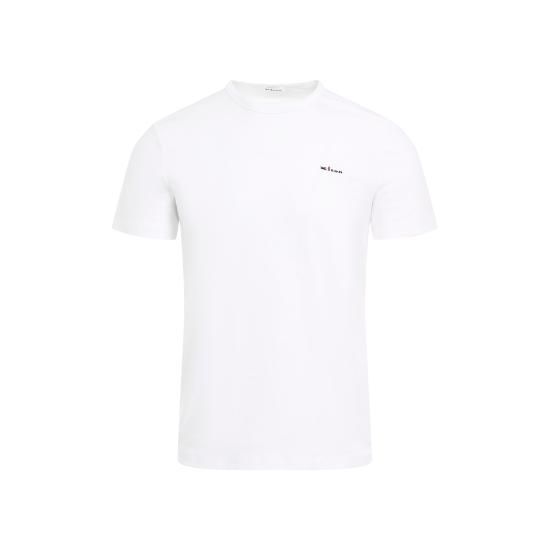  키톤 반팔 티셔츠 UNWM008K0228F06005 WHITE - KITON