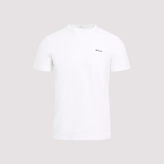  키톤 반팔 티셔츠 UNWM008K0228F06005 WHITE - KITON