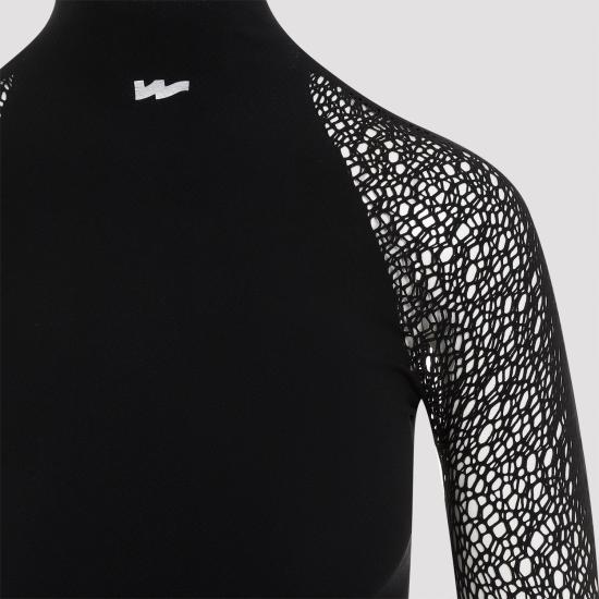  월포드 반팔 티셔츠 053344 BLACK - WOLFORD