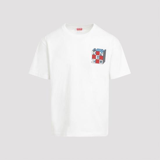  겐조 반팔 티셔츠 FE65TS2874SG WHITE - KENZO