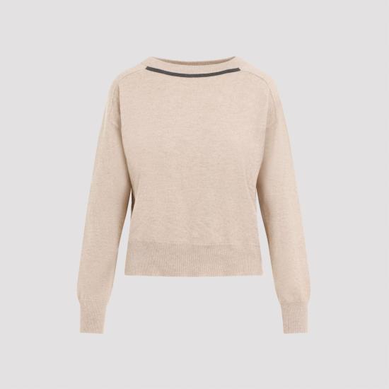 브루넬로 쿠치넬리 스웨터 M12167908 NUDE NEUTRALS - BRUNELLO CUCINELLI