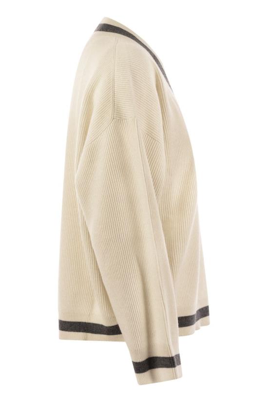  브루넬로 쿠치넬리 스웨터 M12192602 WHITE - BRUNELLO CUCINELLI